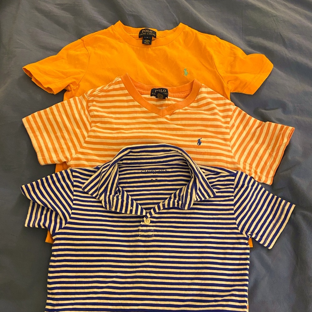 Boys size 7 shirt lot (Crew Cuts and Polo Ralph Lauren)